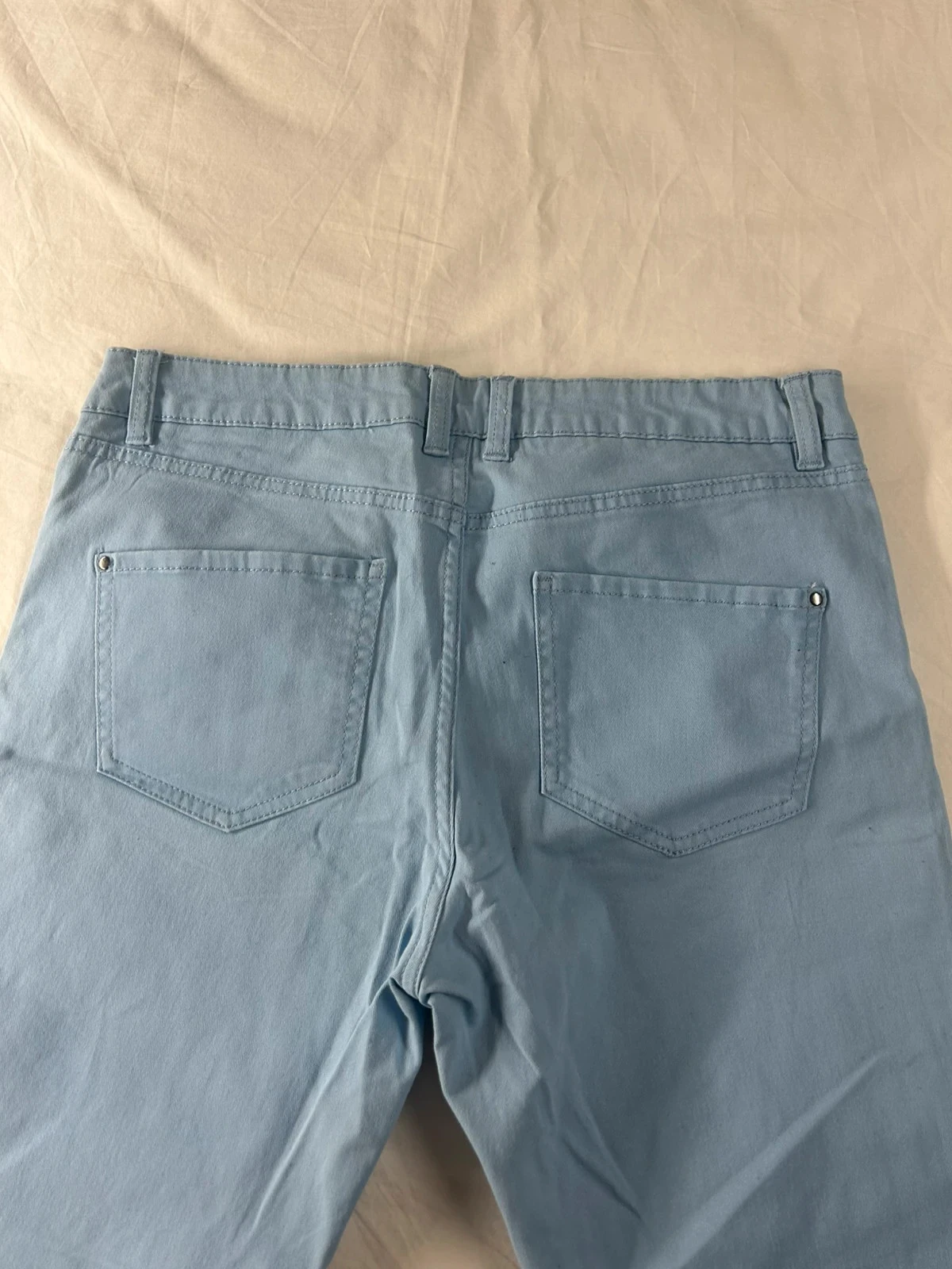 Turkoois blauwe spijkershort tex maat 42 – photo 8